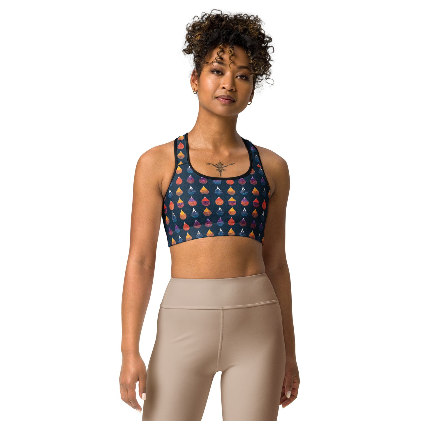 Prismatic Precipitation Sports bra