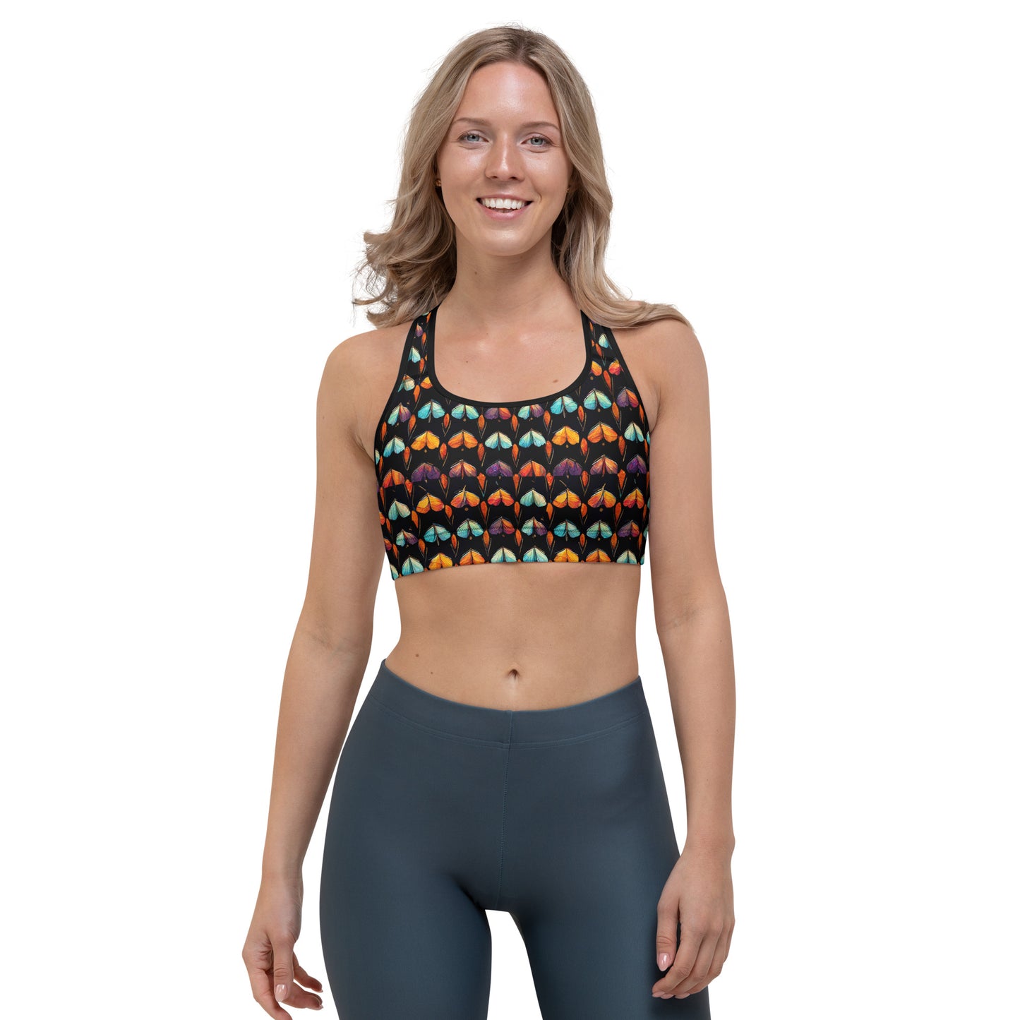 Quilted Wings Sports bra