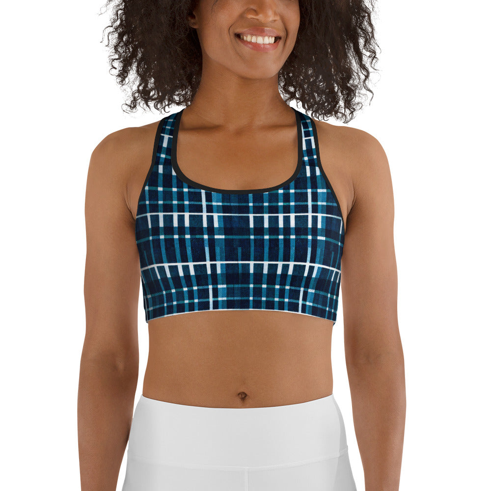 Royal Blue Scottish Heritage Sports bra