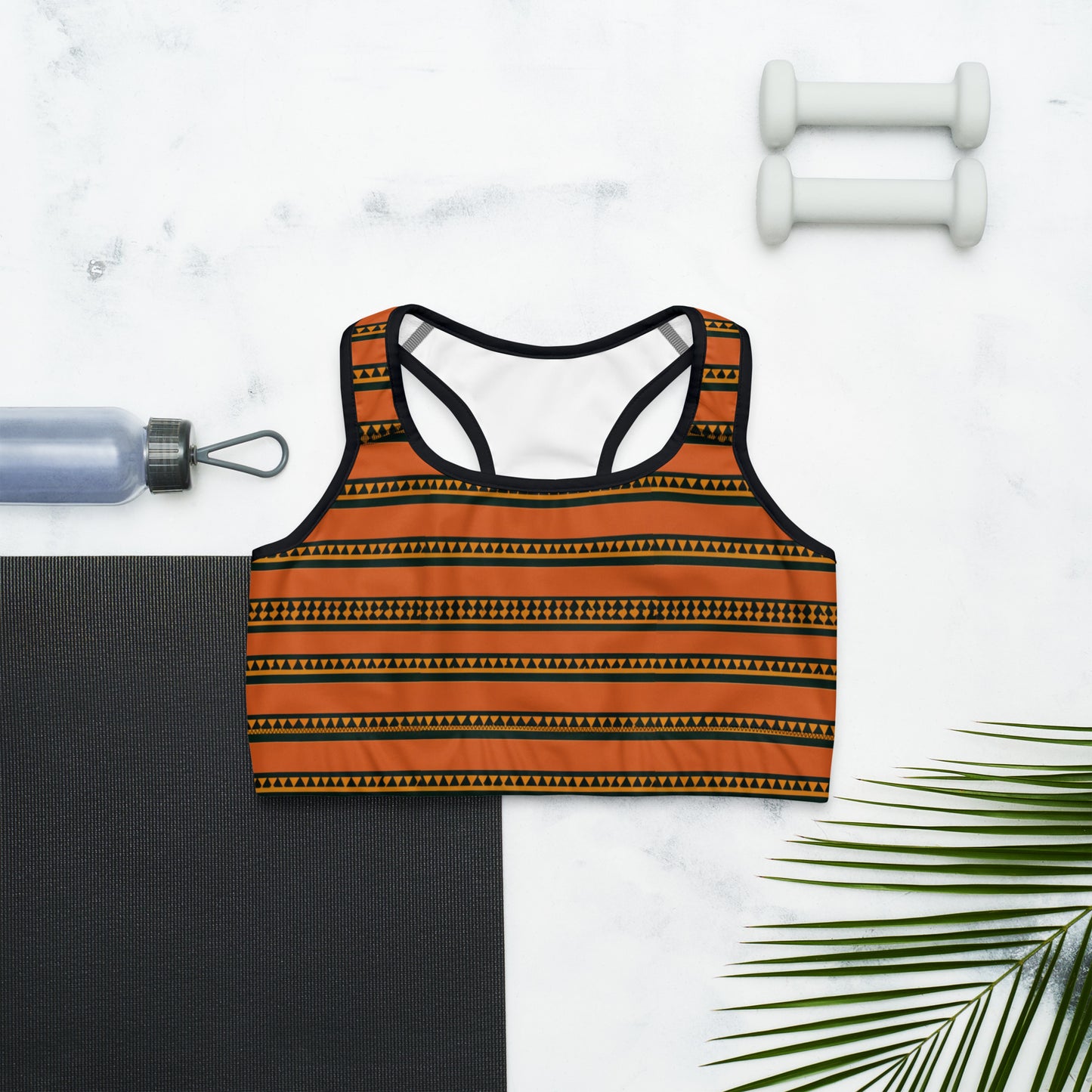 Timbuktu Tangerine Tapestry Sports bra