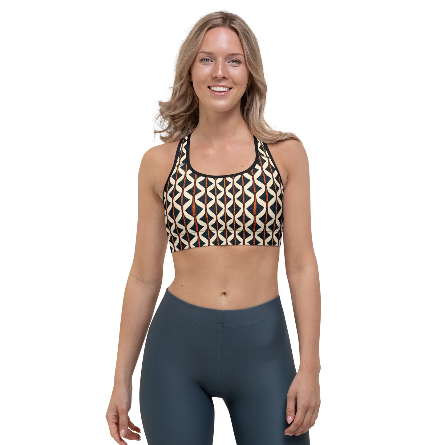 Tribal Tones In Harmony Sports bra