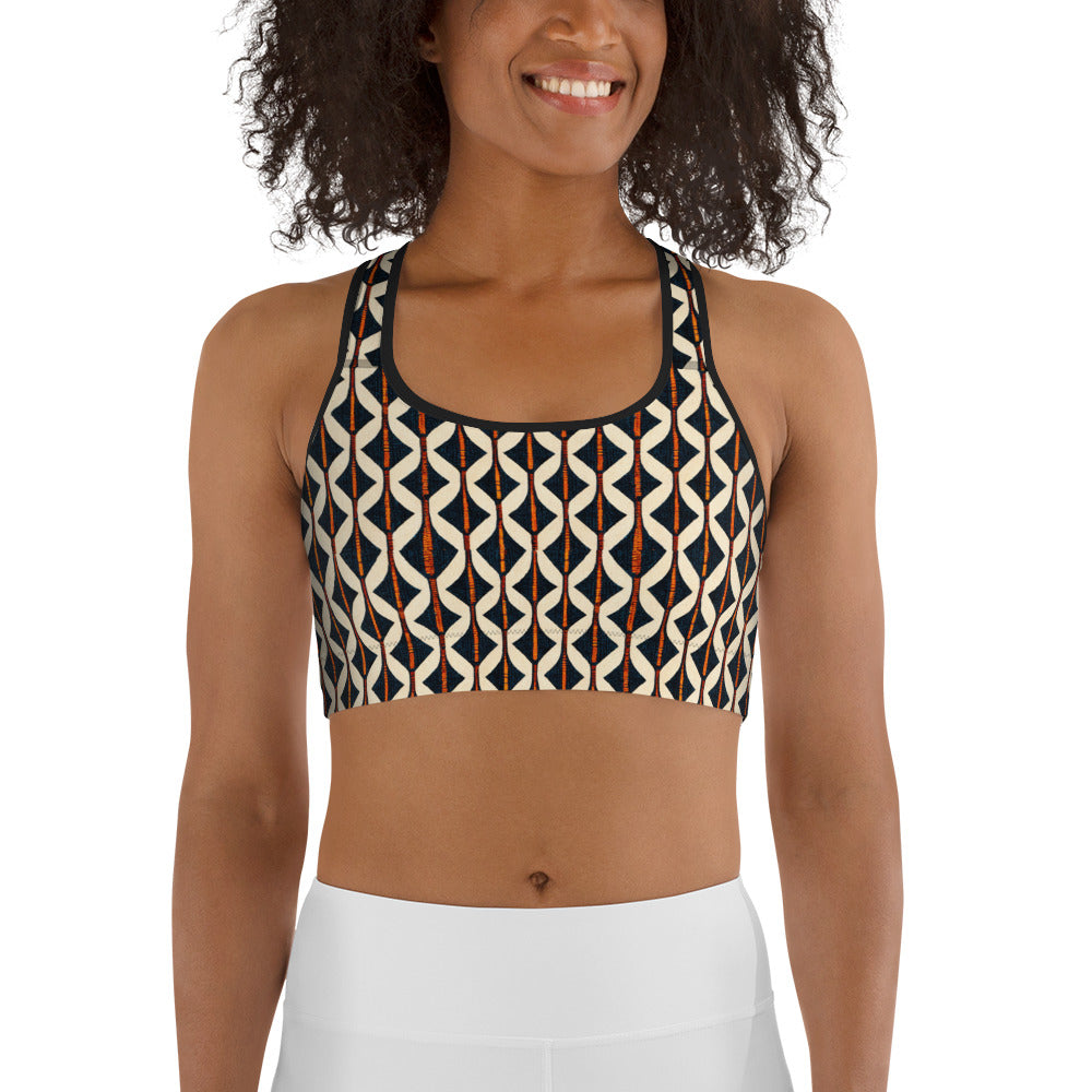 Tribal Tones In Harmony Sports bra