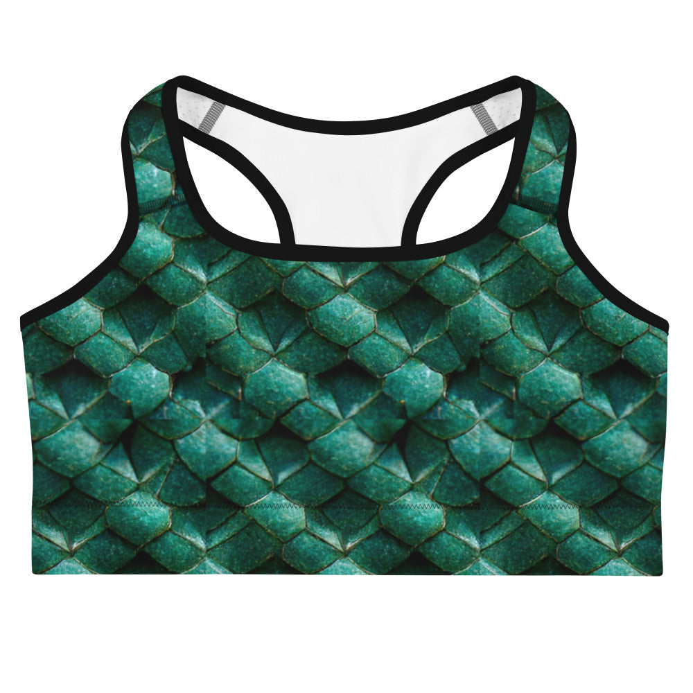 Emeralda the Great Forest Dragon Sports bra