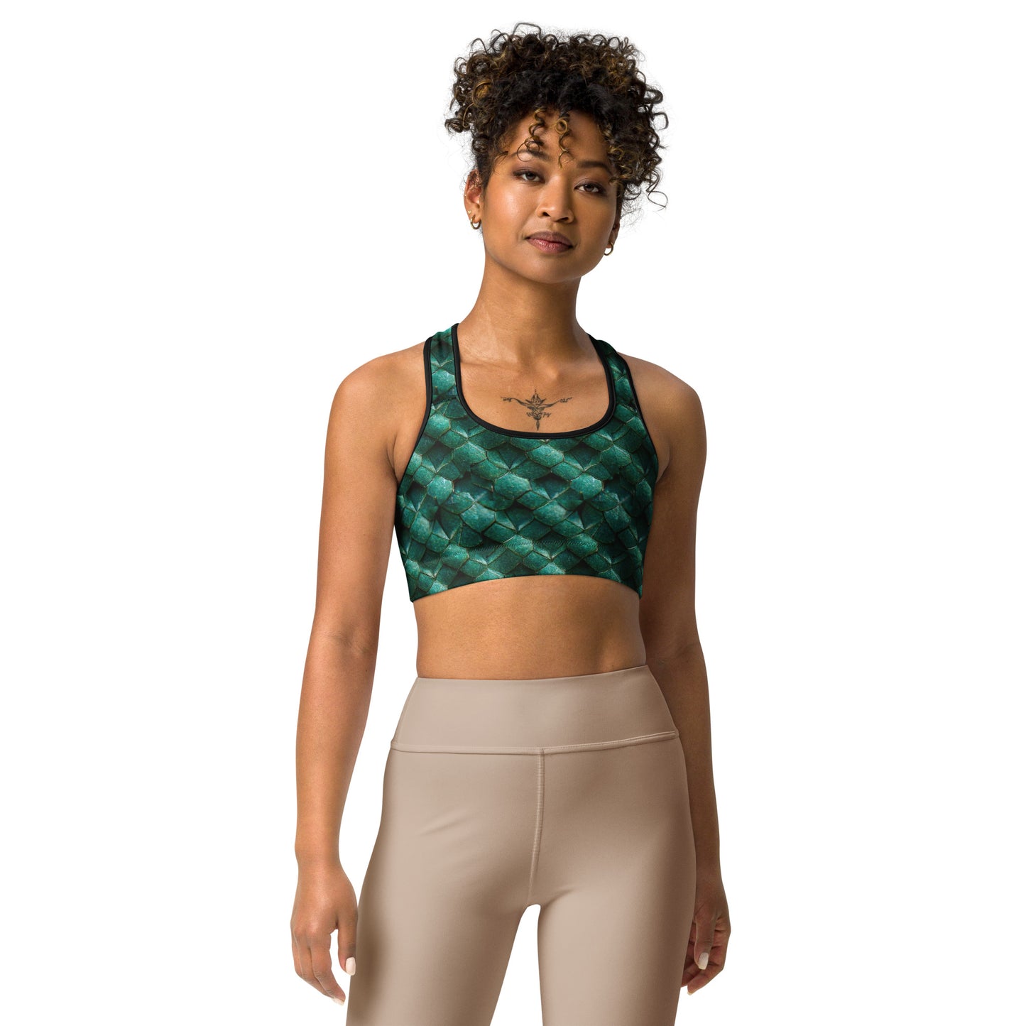 Emeralda the Great Forest Dragon Sports bra