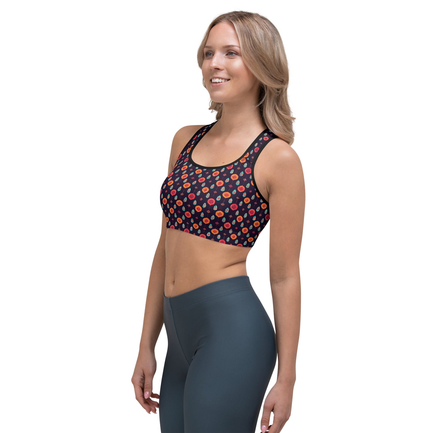 Free Spirited Flora Sports bra