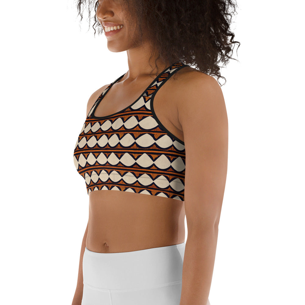 Kilimanjaro Creamsicle Sports bra