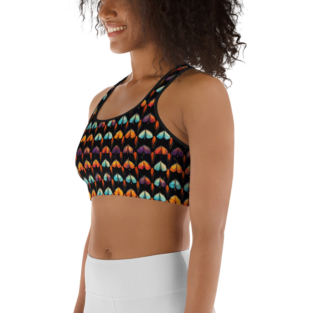 Quilted Wings Sports bra