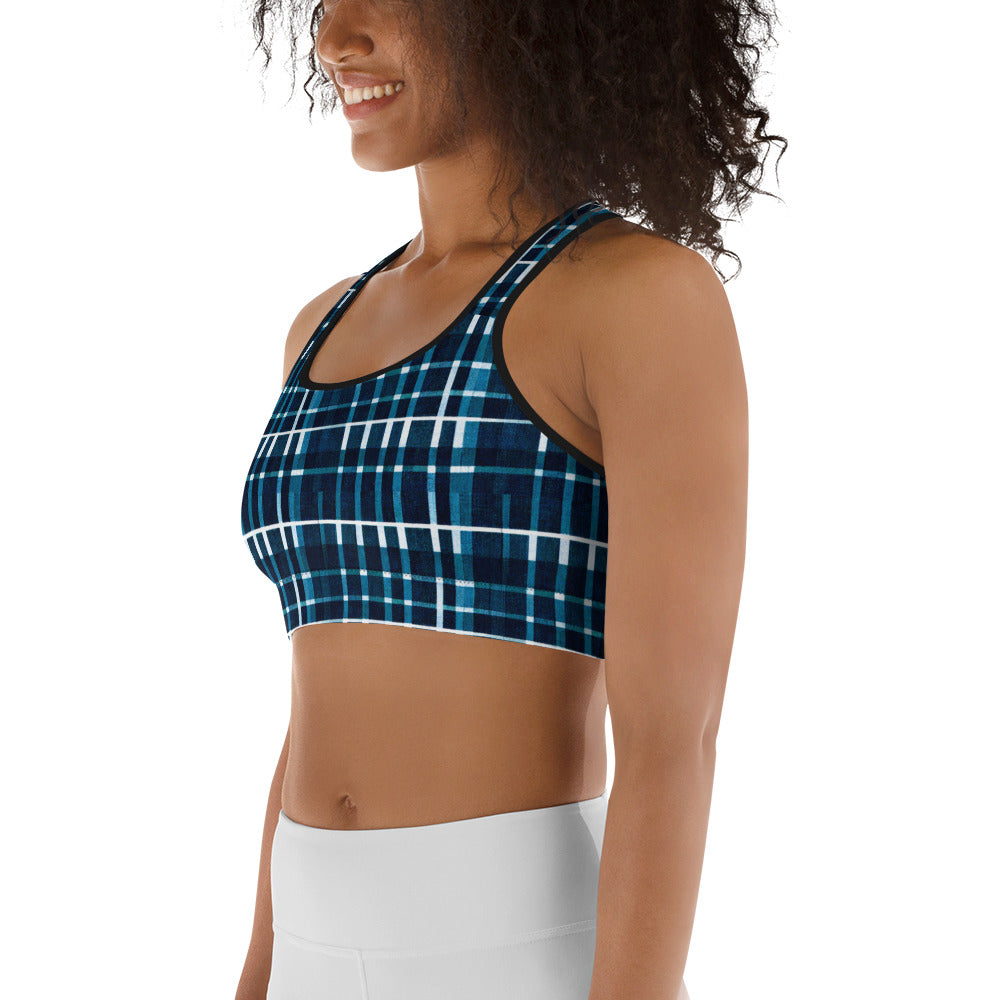 Royal Blue Scottish Heritage Sports bra