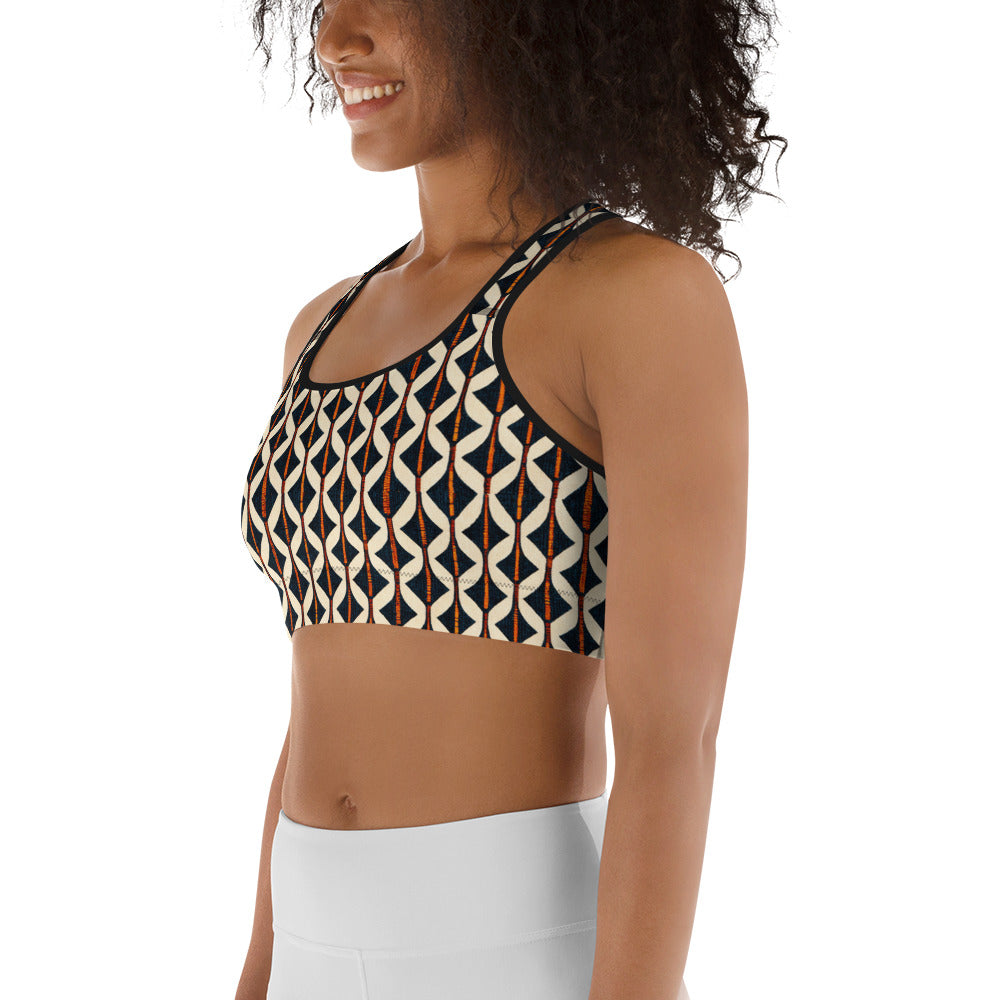 Tribal Tones In Harmony Sports bra