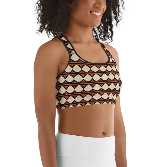 Kilimanjaro Creamsicle Sports bra