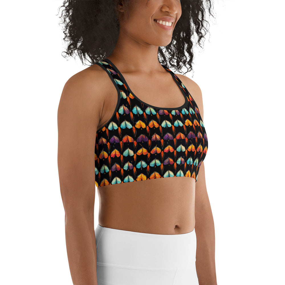 Quilted Wings Sports bra