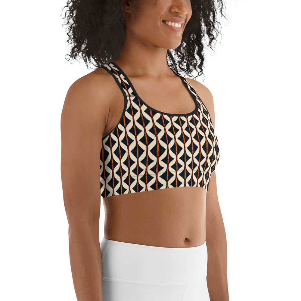 Tribal Tones In Harmony Sports bra