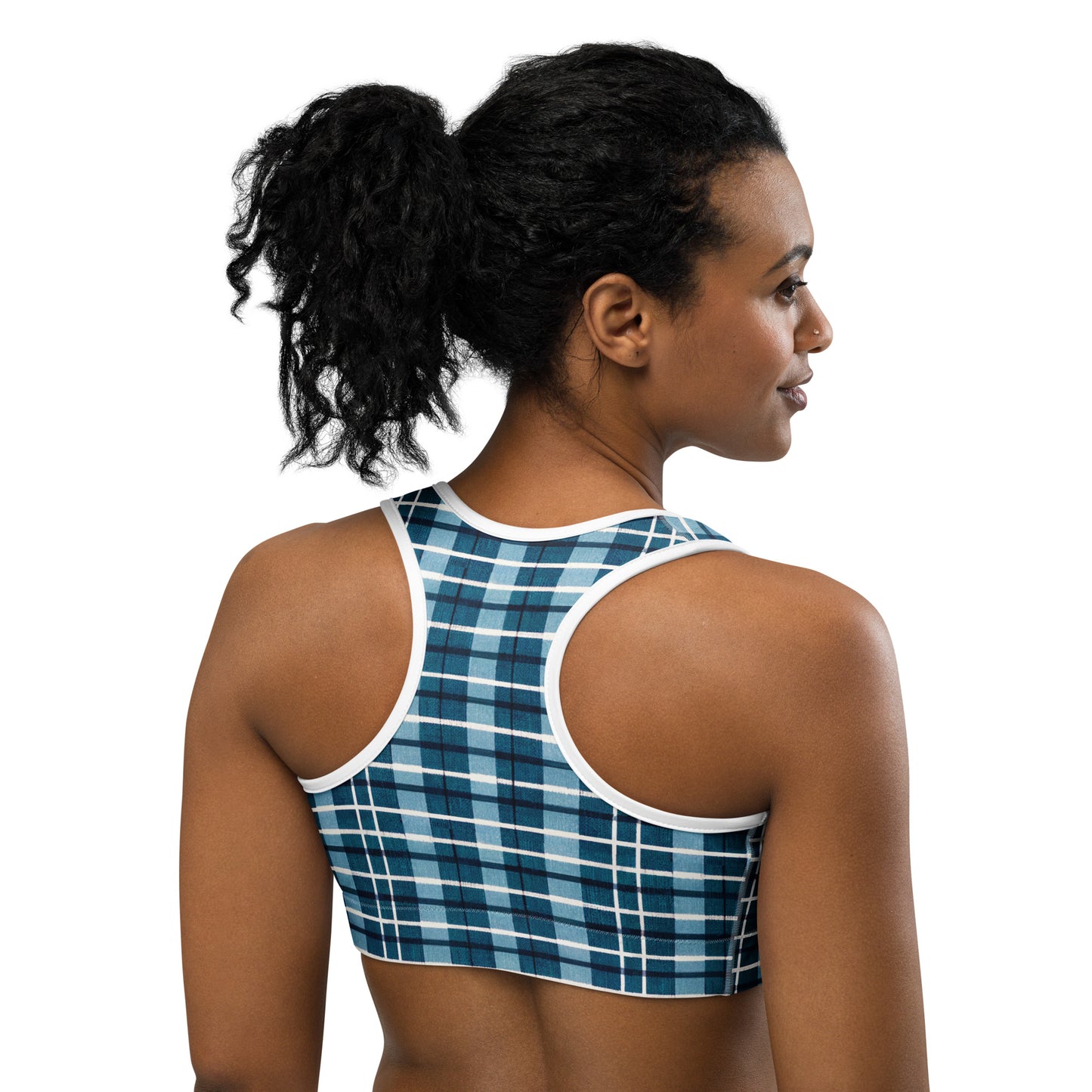 Scotsman’s Skyward Plaid Sports bra