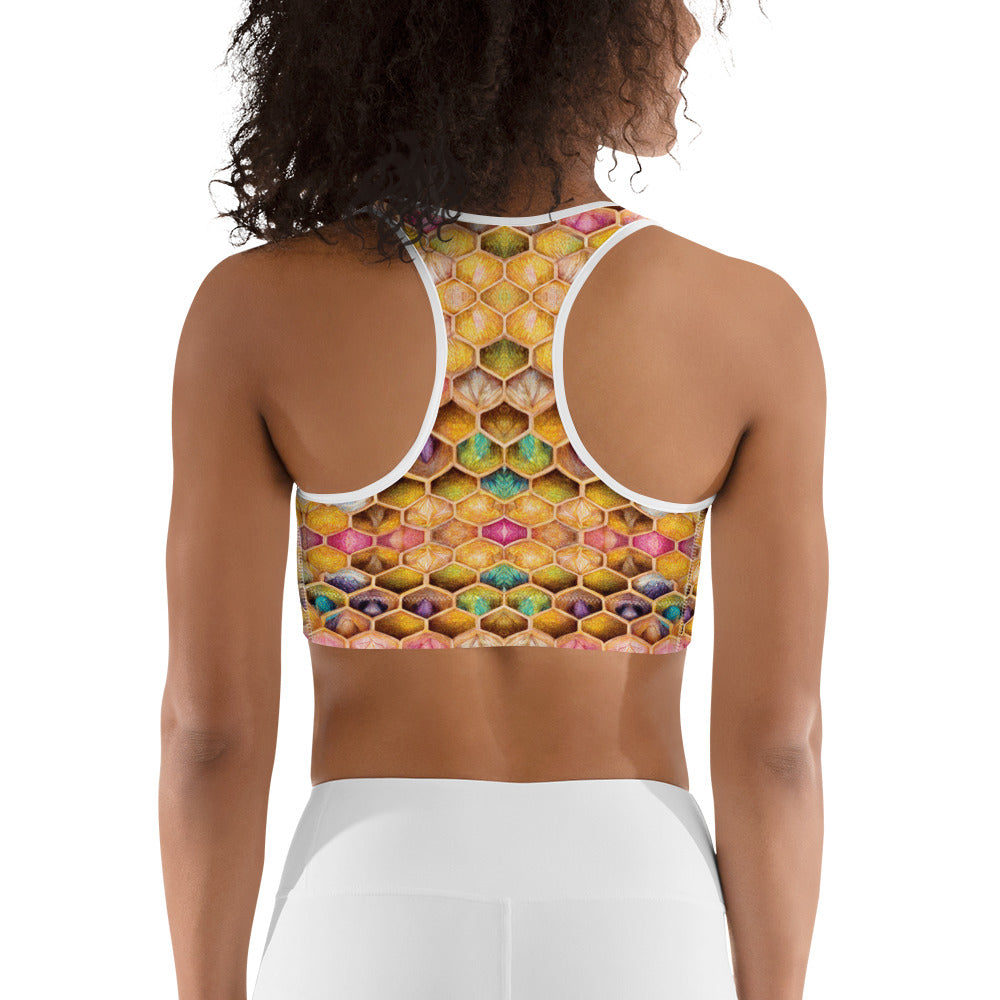 Rainbow Hive Radiance Sports bra