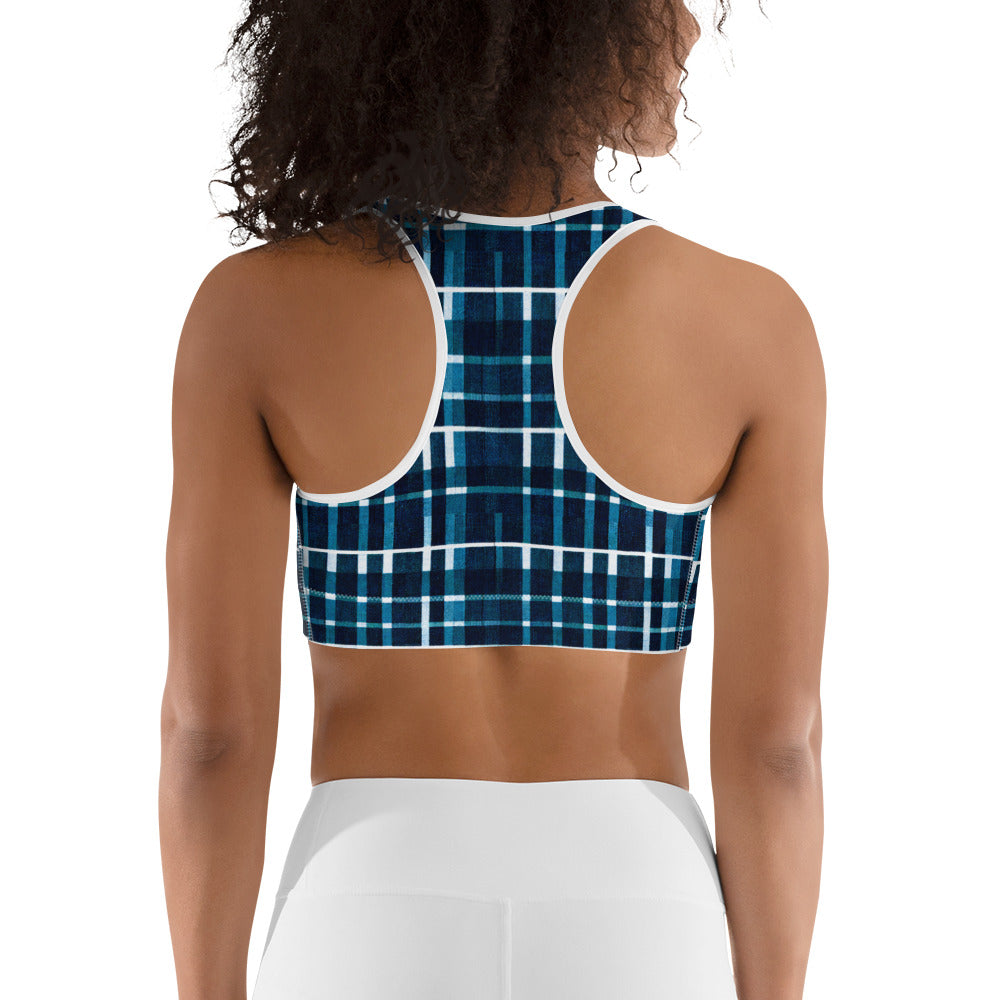 Royal Blue Scottish Heritage Sports bra