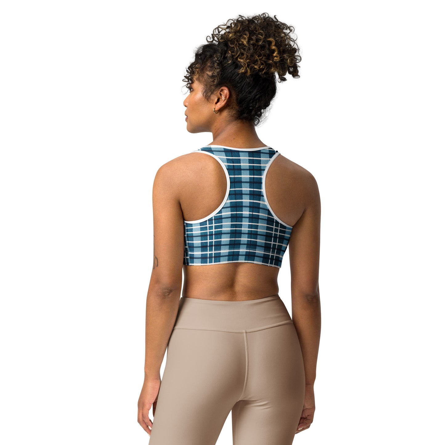 Scotsman’s Skyward Plaid Sports bra