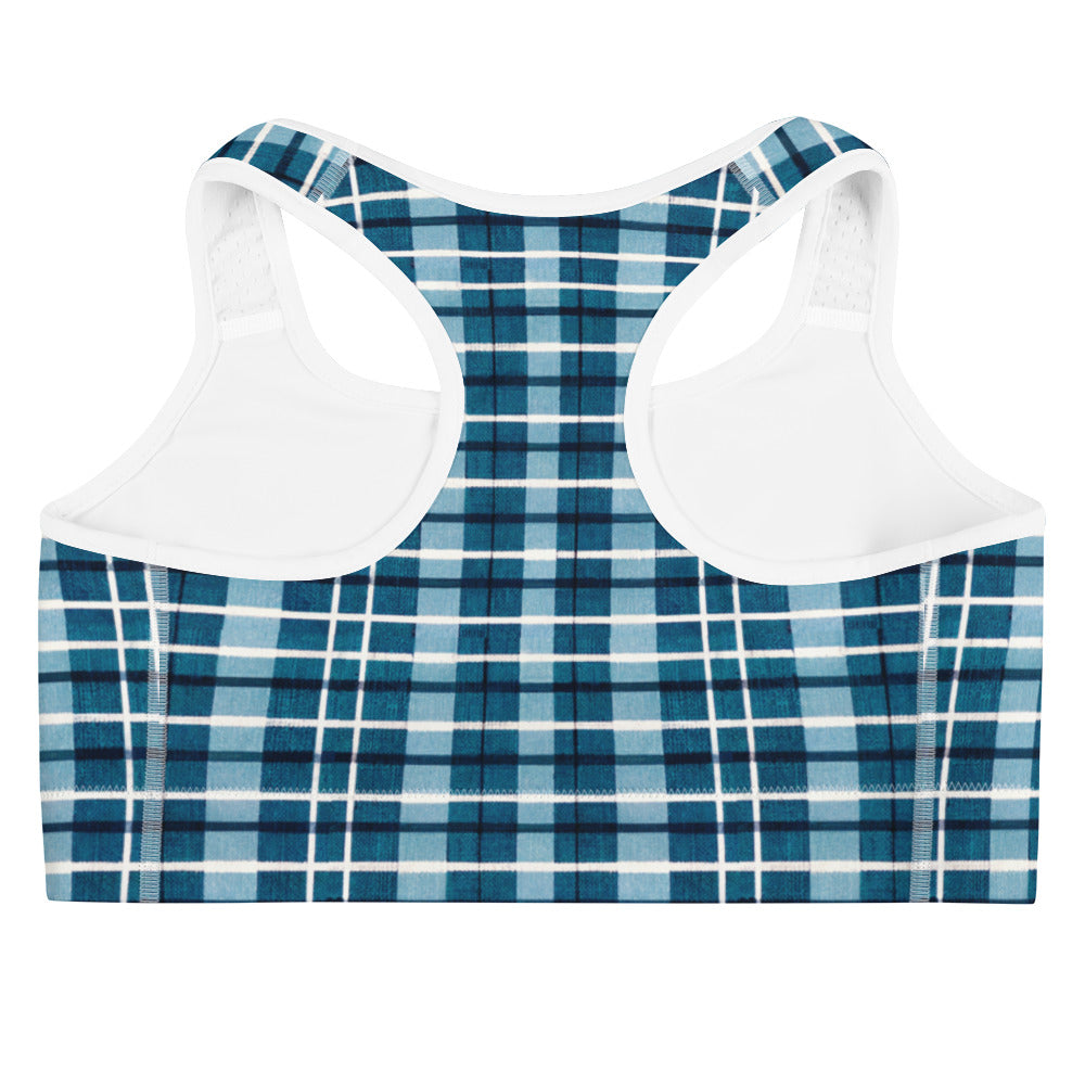 Scotsman’s Skyward Plaid Sports bra