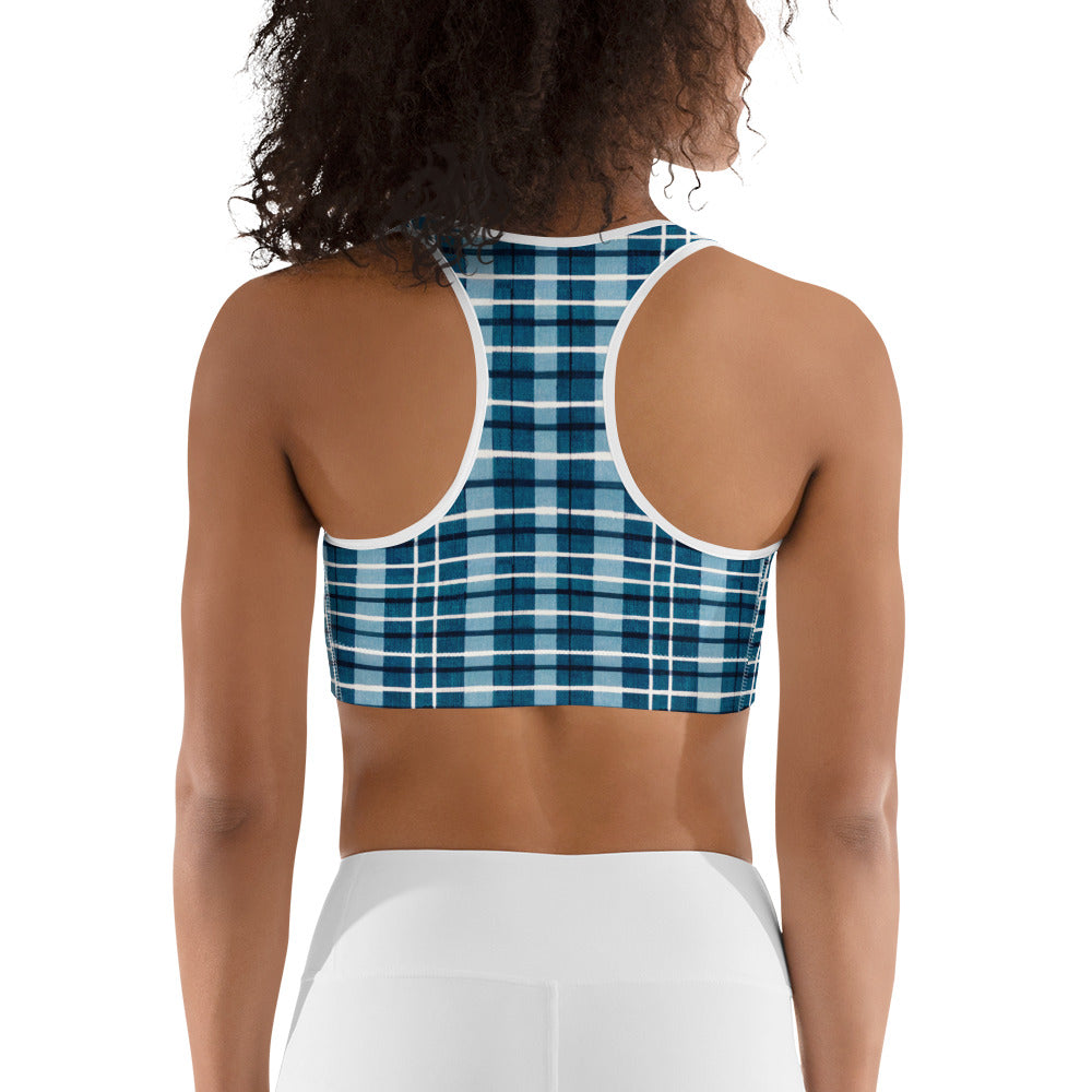 Scotsman’s Skyward Plaid Sports bra