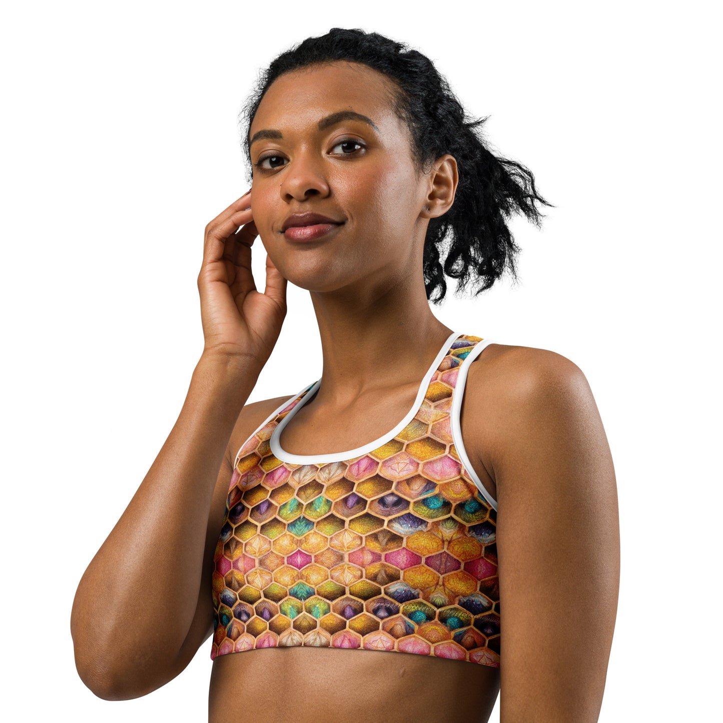 Rainbow Hive Radiance Sports bra