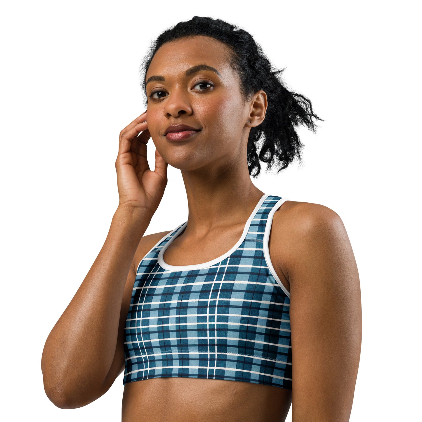 Scotsman’s Skyward Plaid Sports bra