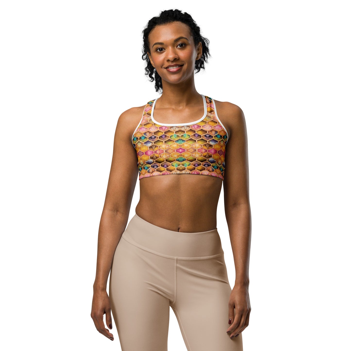 Rainbow Hive Radiance Sports bra