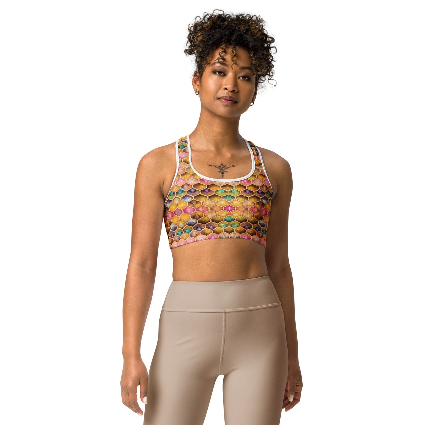 Rainbow Hive Radiance Sports bra