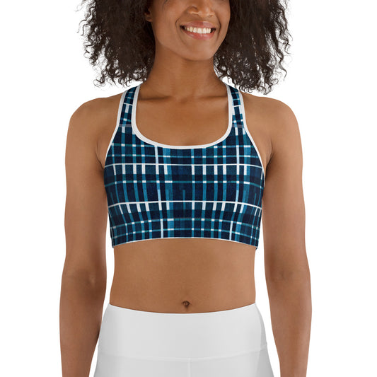 Royal Blue Scottish Heritage Sports bra