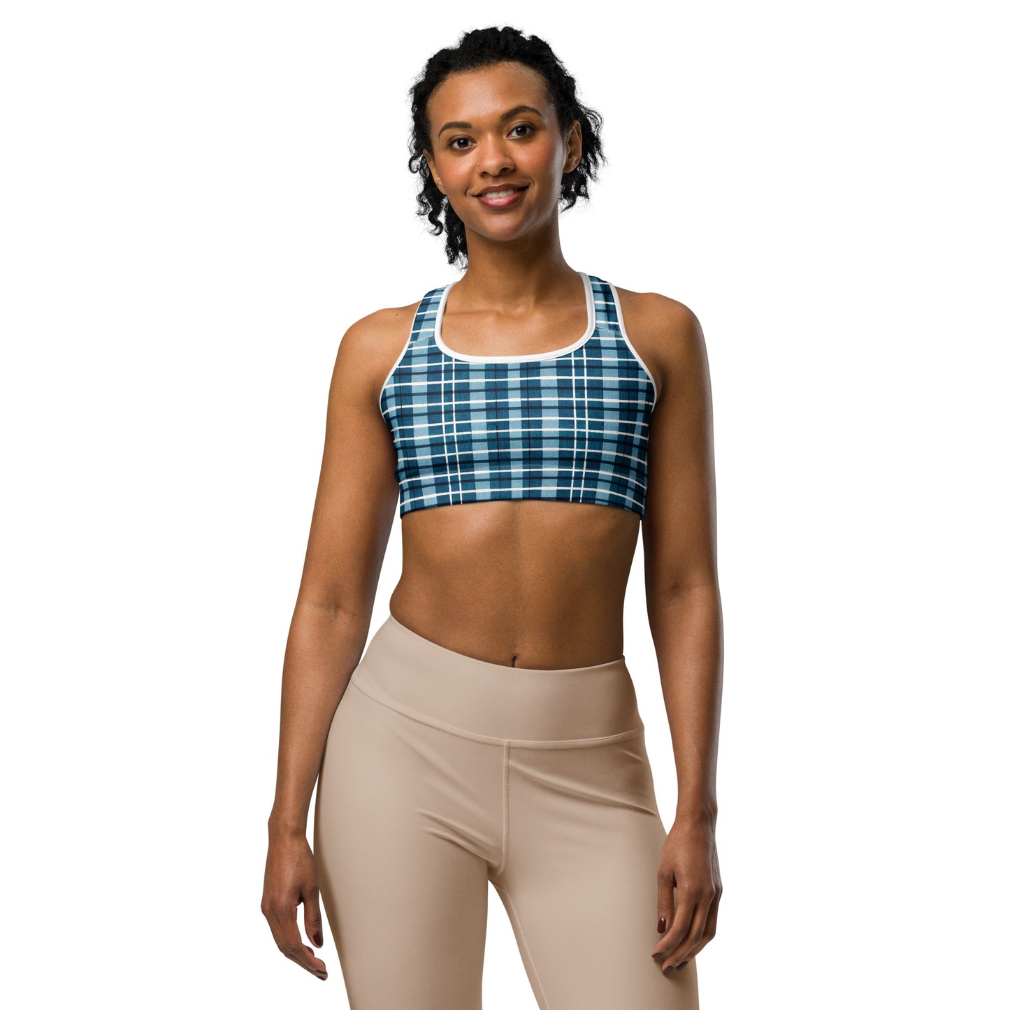 Scotsman’s Skyward Plaid Sports bra