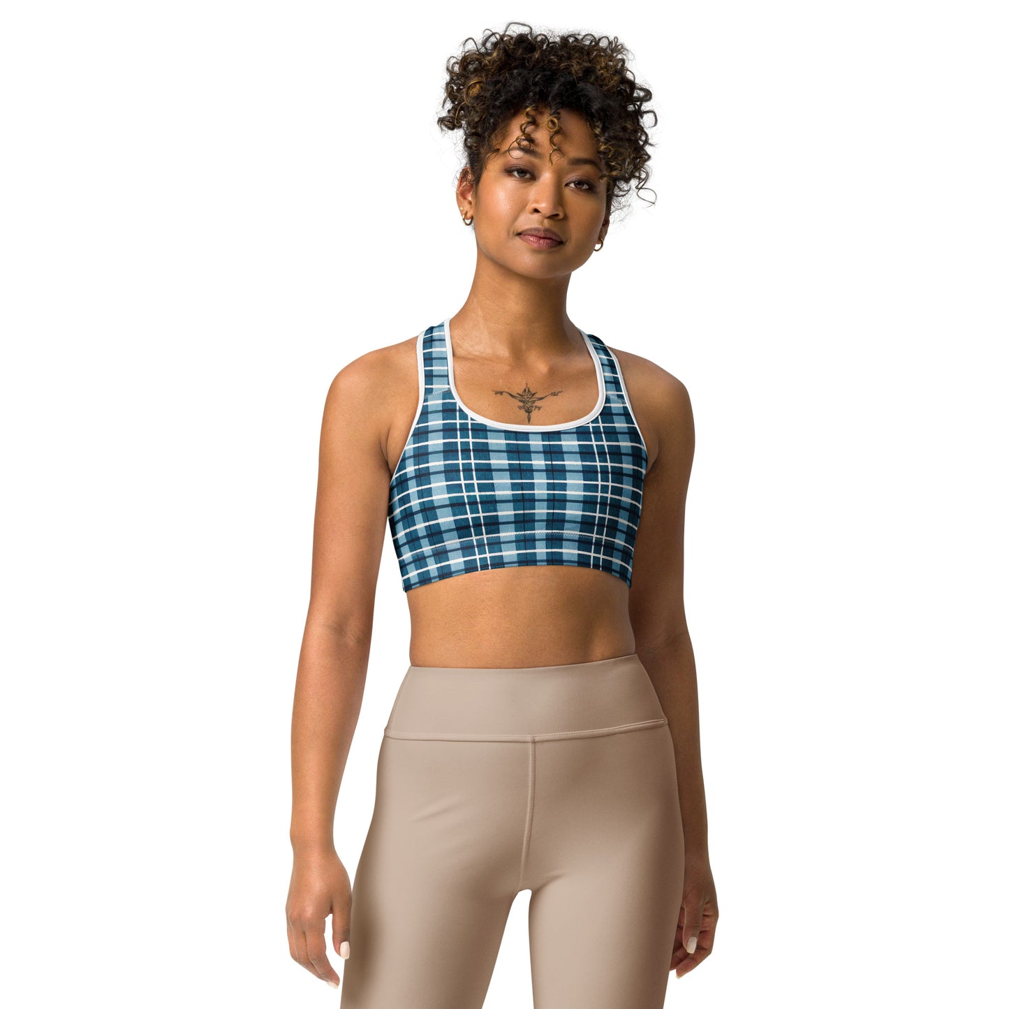 Scotsman’s Skyward Plaid Sports bra