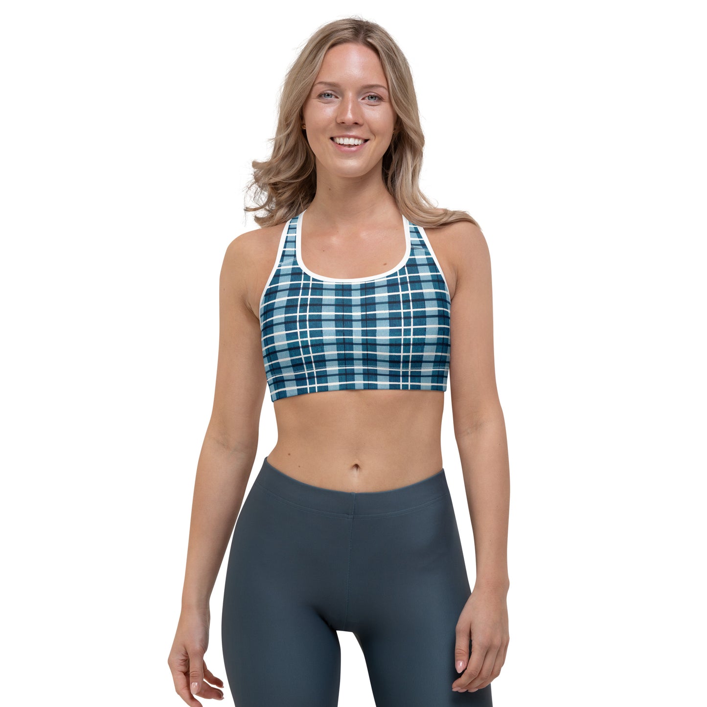 Scotsman’s Skyward Plaid Sports bra