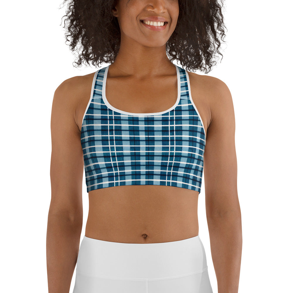 Scotsman’s Skyward Plaid Sports bra