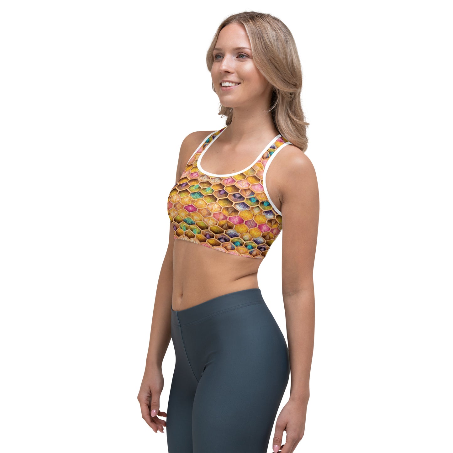 Rainbow Hive Radiance Sports bra