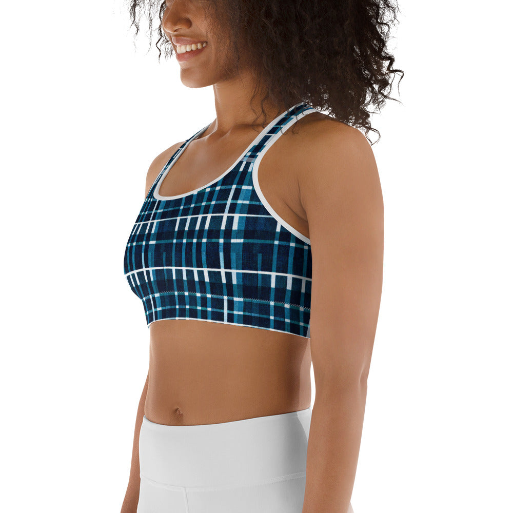 Royal Blue Scottish Heritage Sports bra