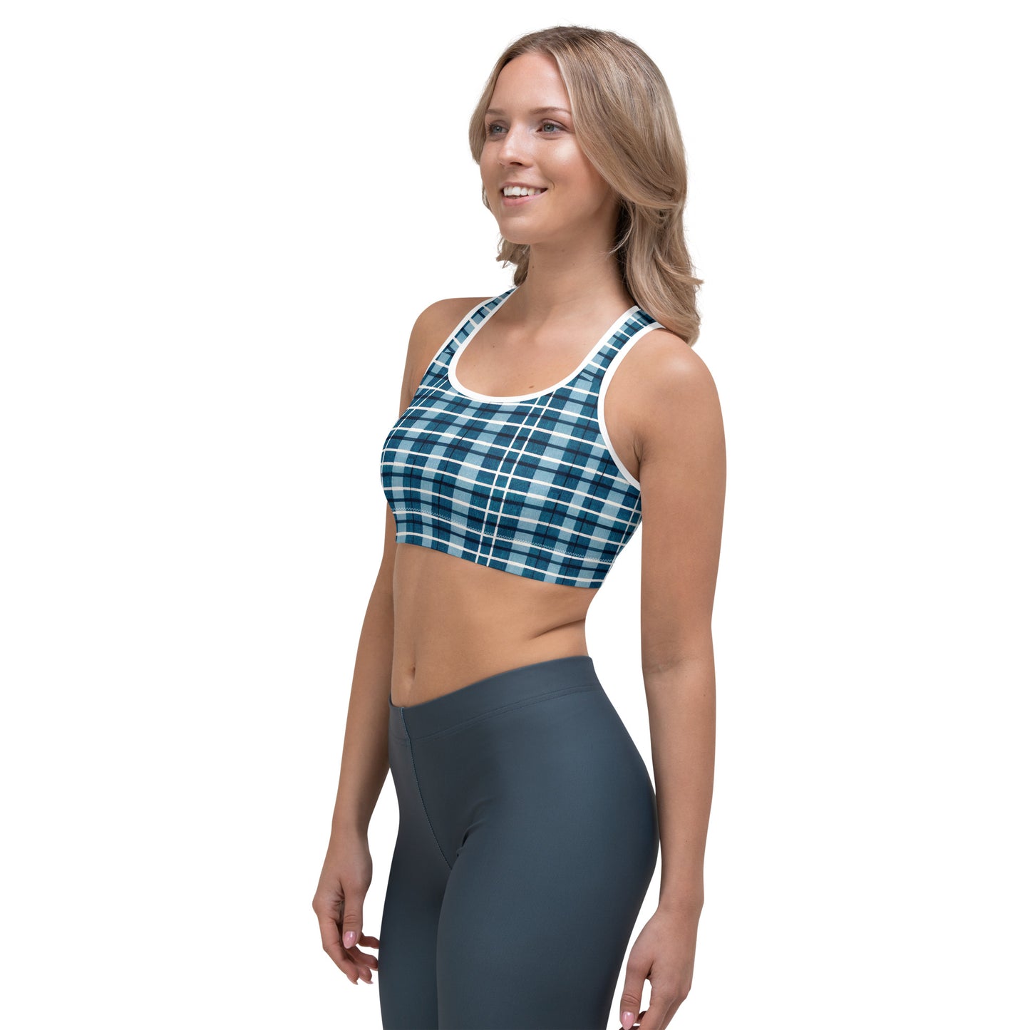 Scotsman’s Skyward Plaid Sports bra