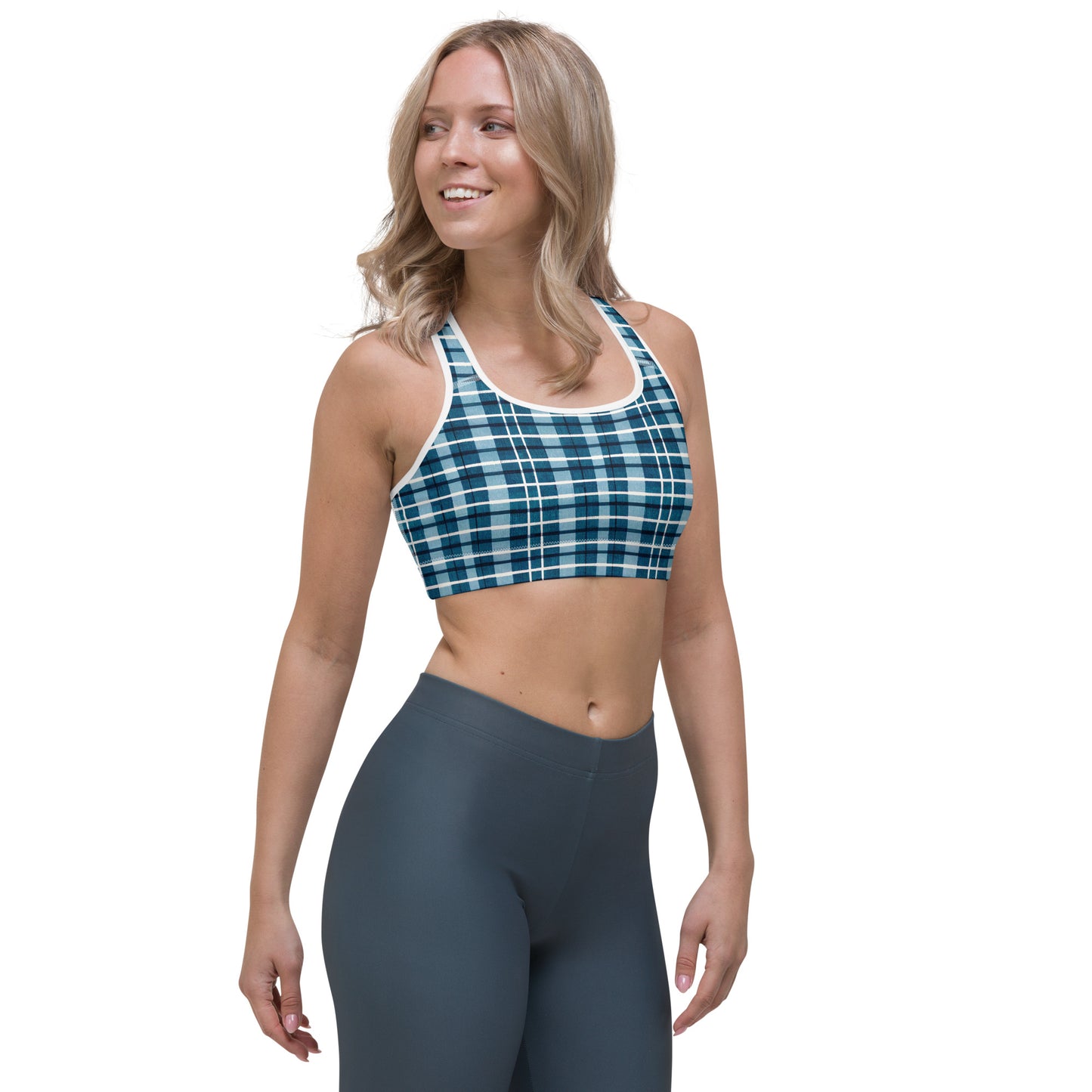 Scotsman’s Skyward Plaid Sports bra