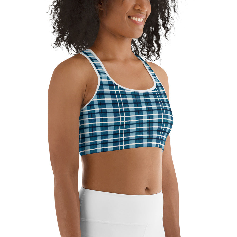 Scotsman’s Skyward Plaid Sports bra