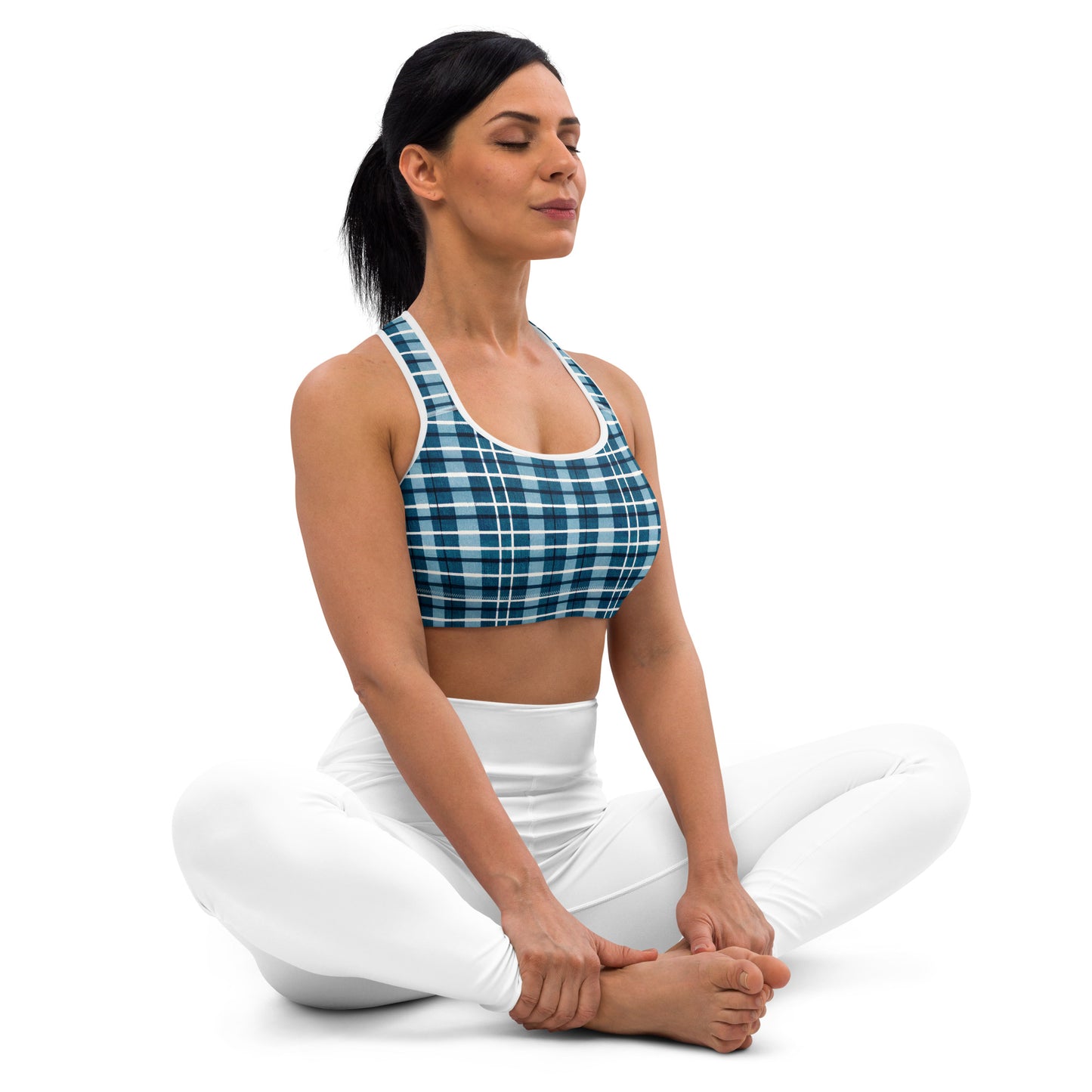 Scotsman’s Skyward Plaid Sports bra