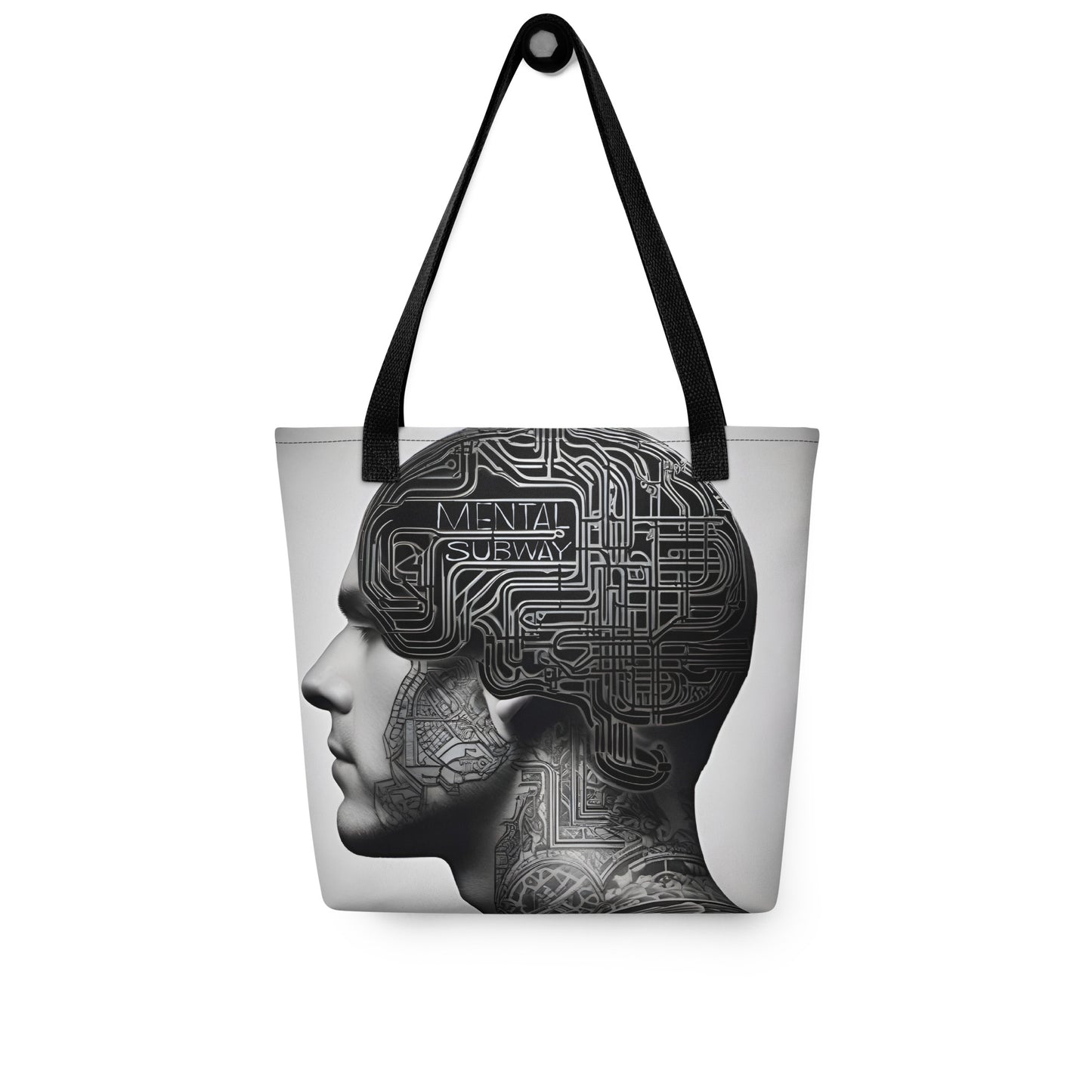 Neural Routes Tote bag