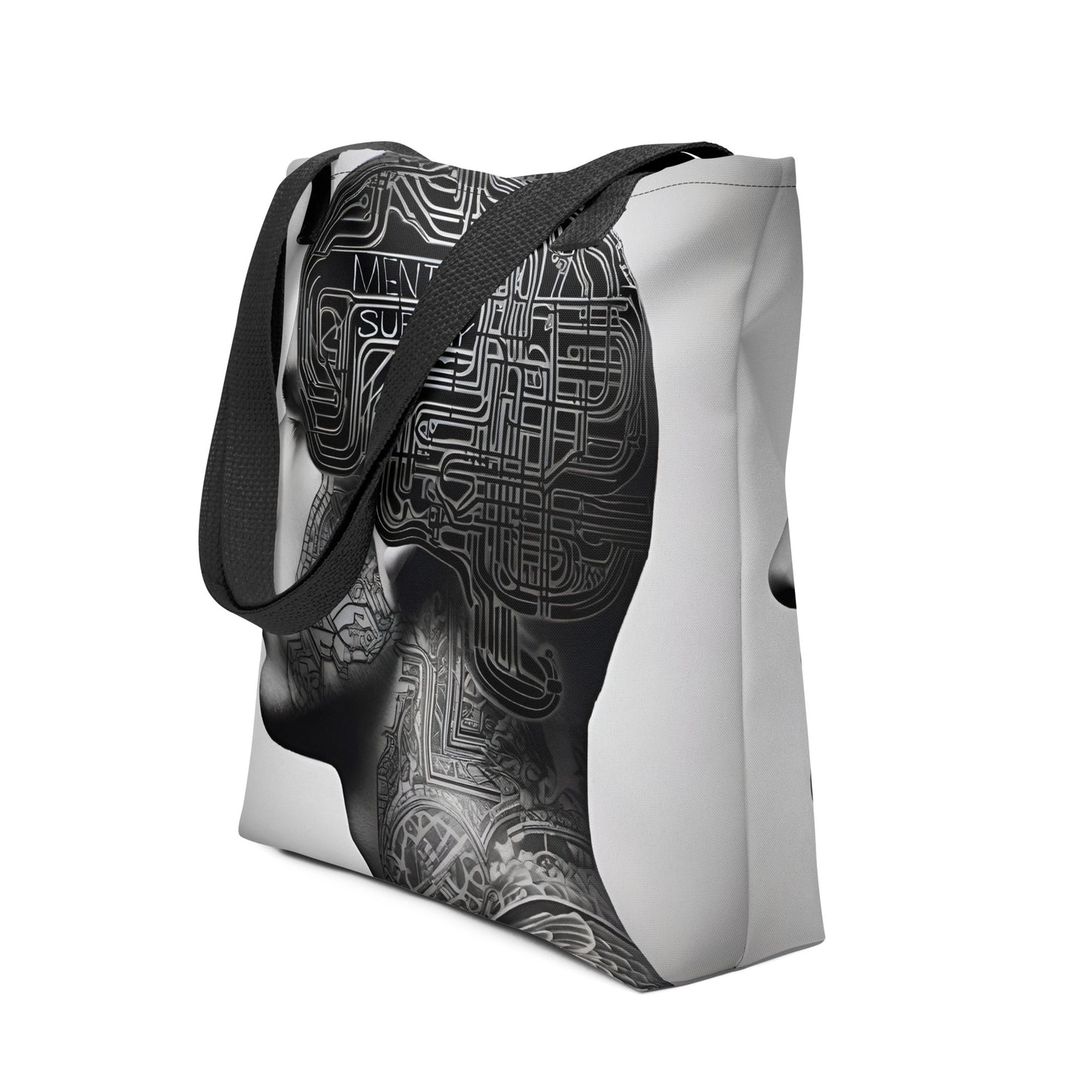 Neural Routes Tote bag