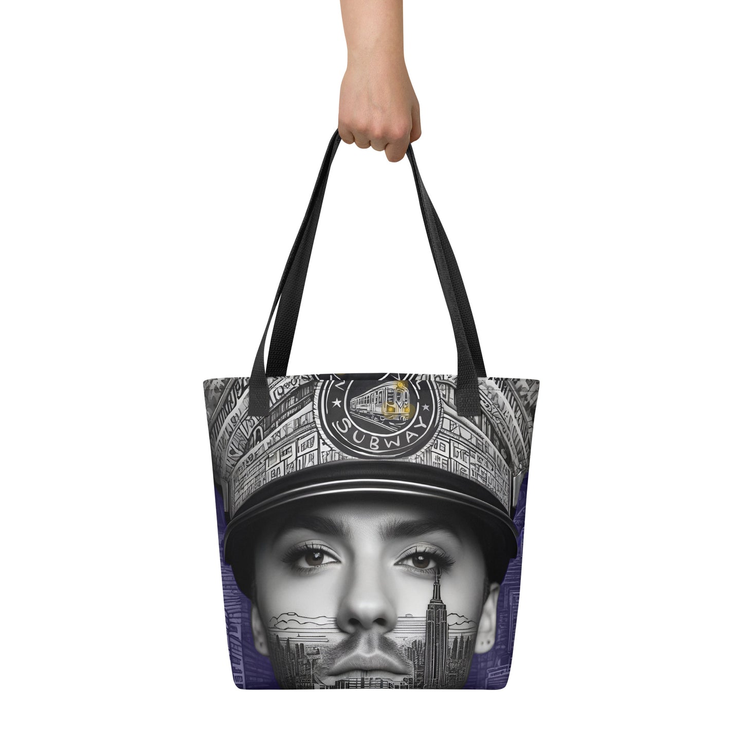 Mental Subway Police Tote bag