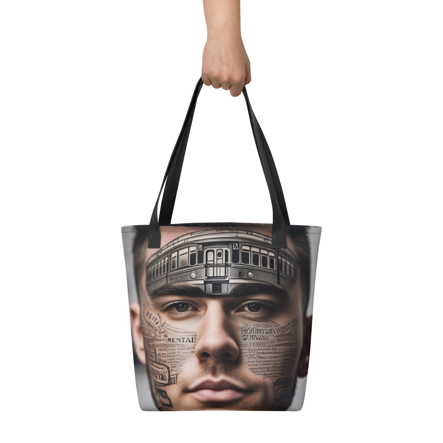 Lines of Fortitude Tote bag