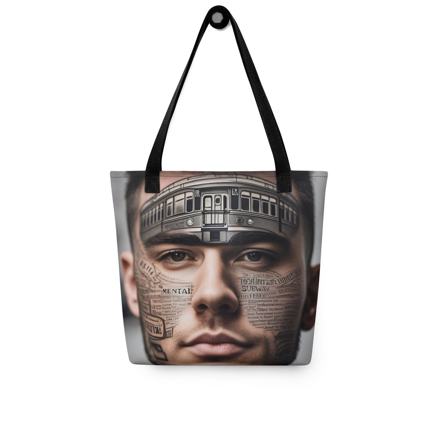 Lines of Fortitude Tote bag