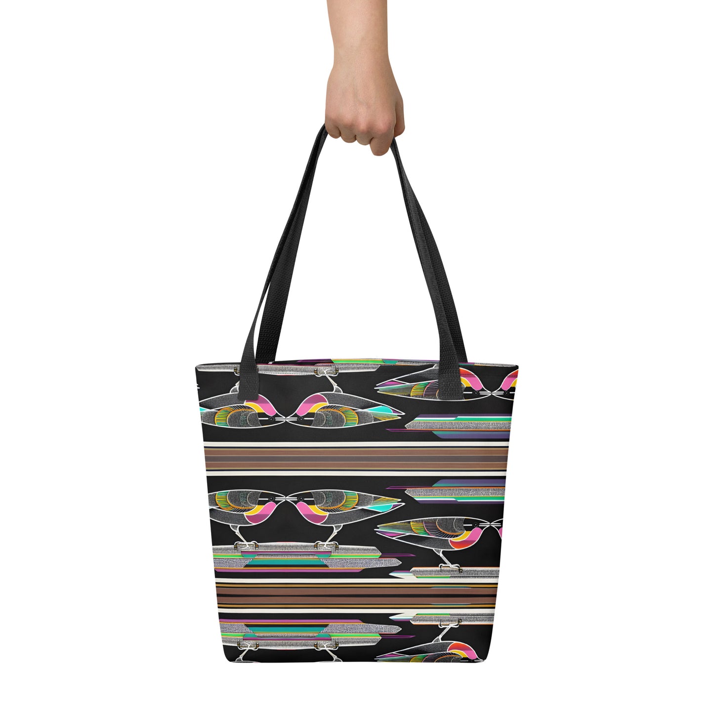 Kissing Birds Tote bag