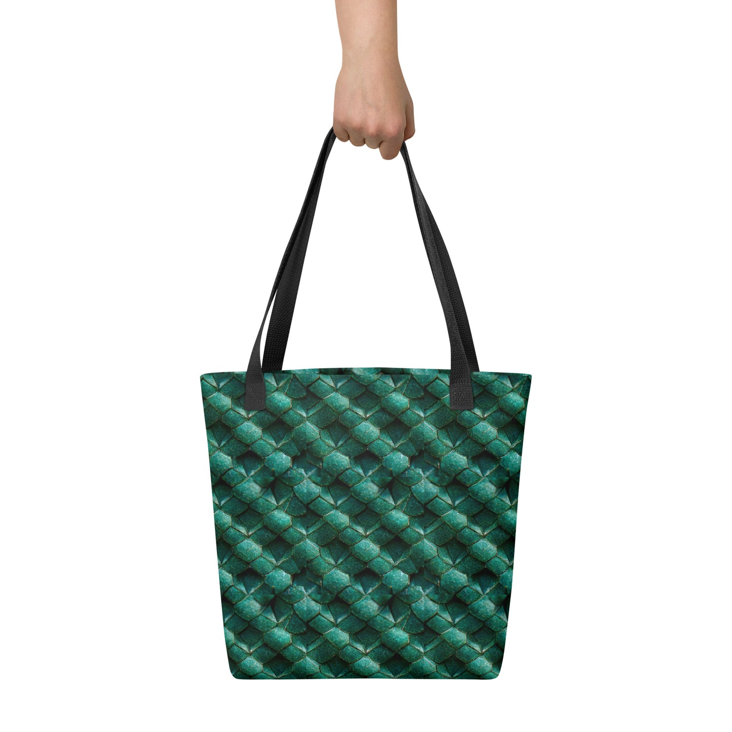 Emeralda the Great Forest Dragon Tote bag