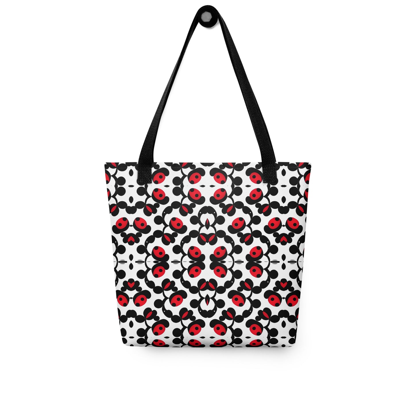 Ladybug Noir Tote bag