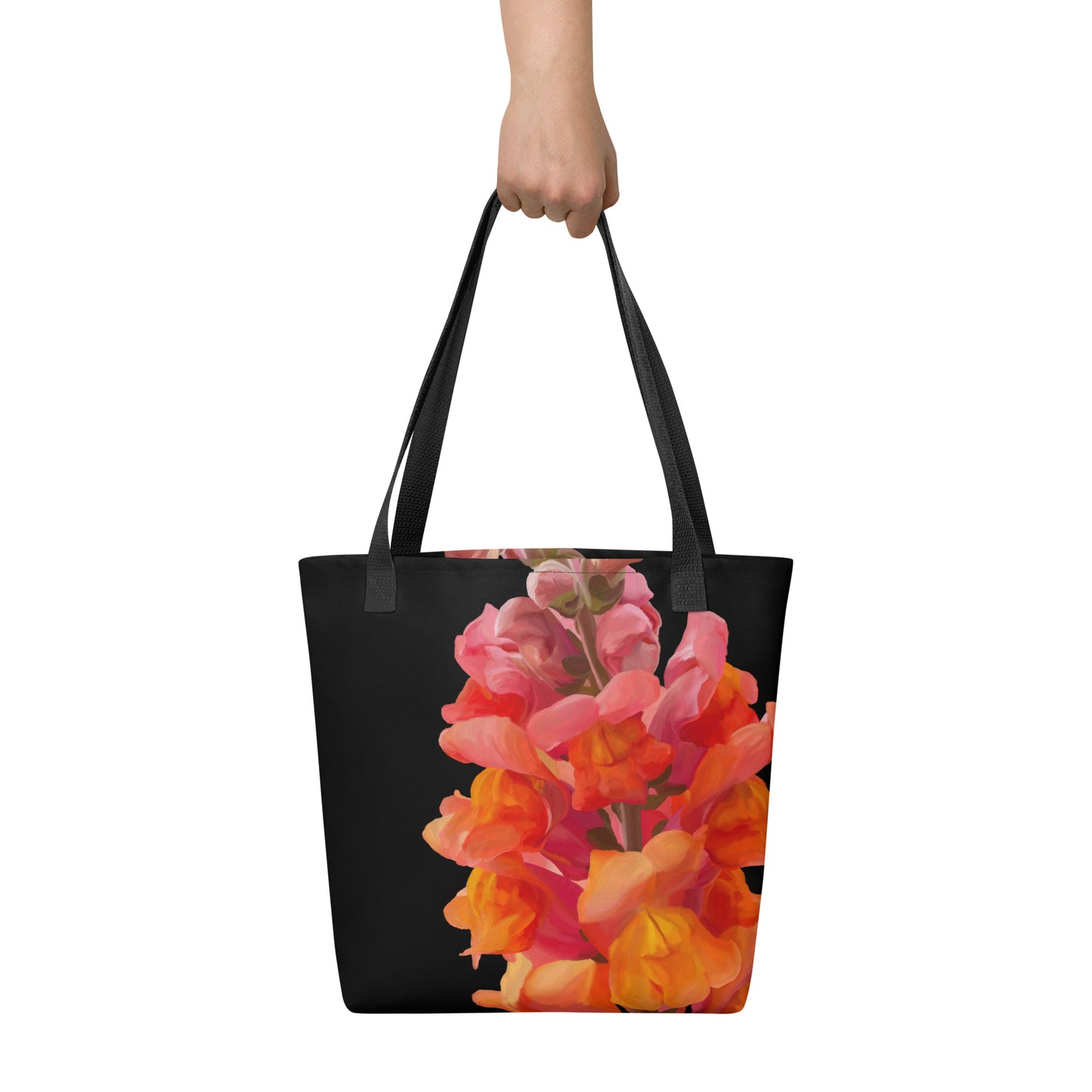 Mark’s Orange Snapdragon Tote bag