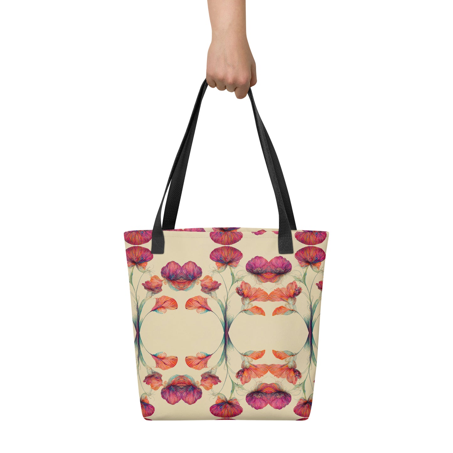 Nouveau Flowers Tote bag