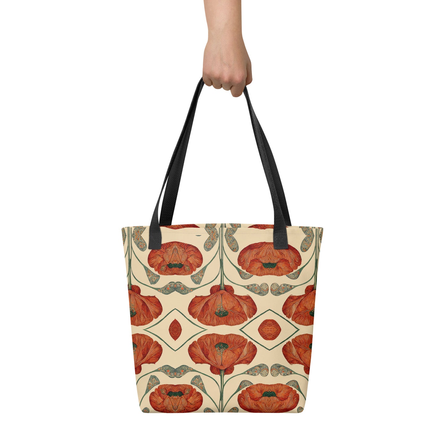 Poppies for Klimt Tote bag