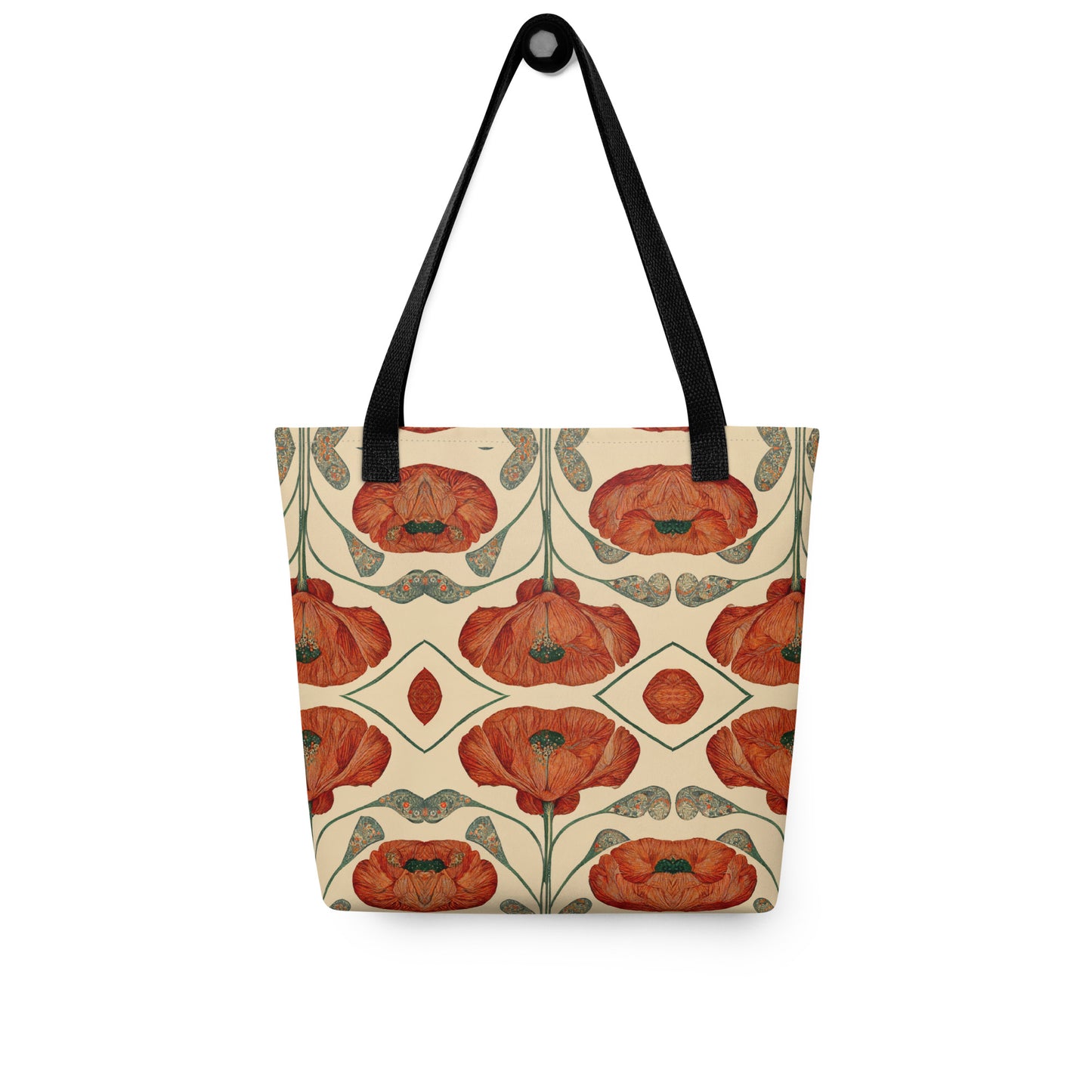 Poppies for Klimt Tote bag