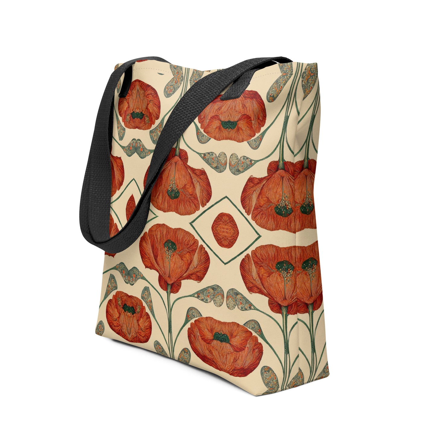 Poppies for Klimt Tote bag